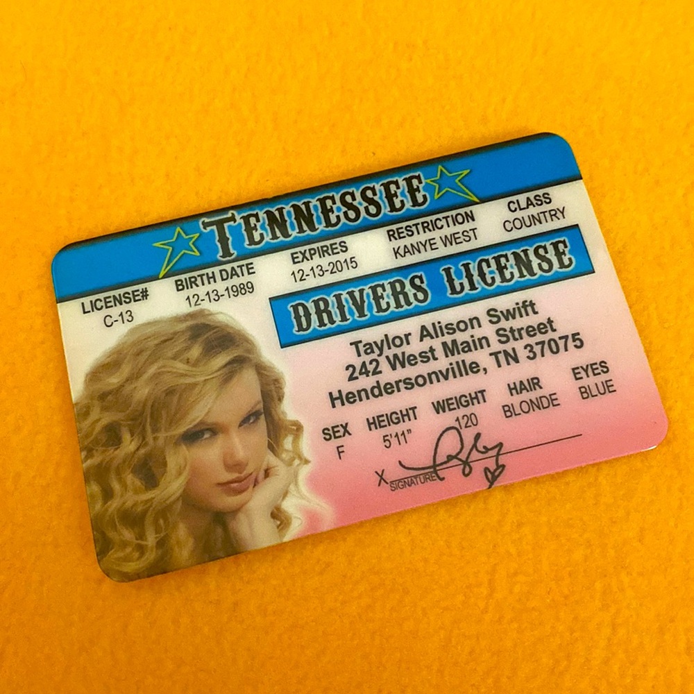 Taylor Swift Drivers License